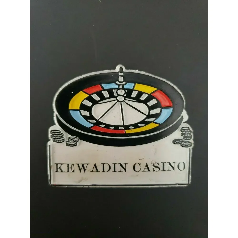 Vintage Kewadin Casino Sault Ste. Marie, MI Souvenir Magnet Rare New Collector - Picture 1 of 3